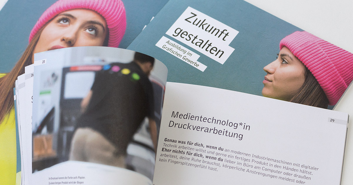 Zukunft gestalten – Ausbildung im Grafischen Gewerbe