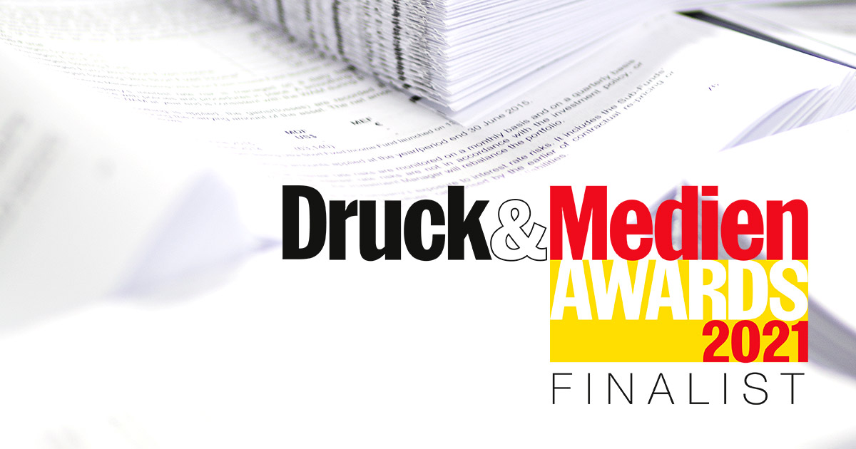 Druck&Medien Awards 2021 Finalist