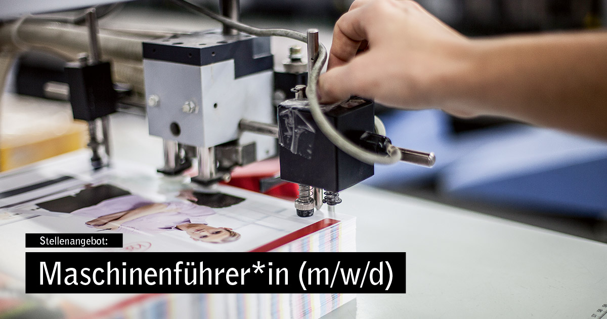 Maschinen-/Anlagenführer*in (m/w/d)