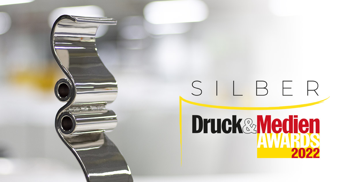 Silber bei den Druck&Medien Awards 2022